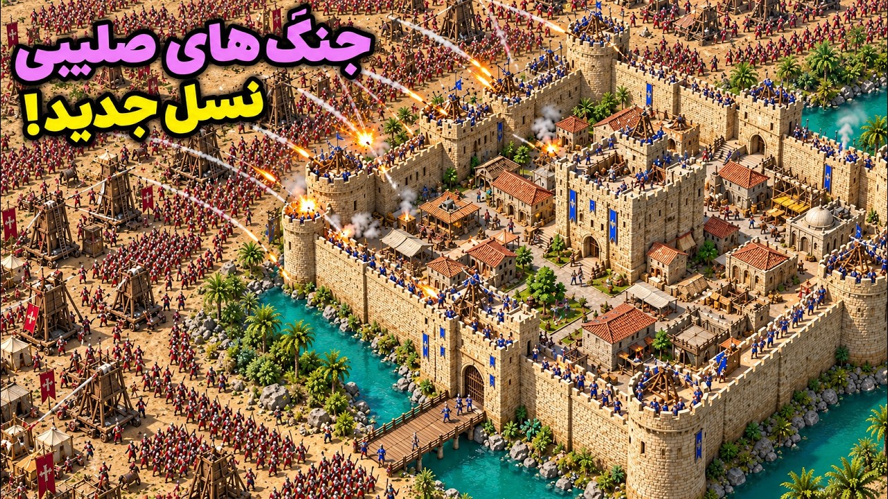 این بازی اومده جنگ های صلیبی رو شکست بده | stronghold 4