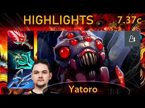 💰 7.37c Yatoro雨 Broodmother |K+A-D - 22 KP - 86%| 900+ GPM! Carry Highlights - Dota 2 Top MMR
