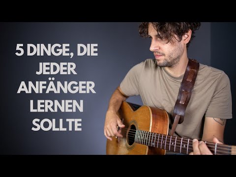5 things I show EVERY guitar beginner