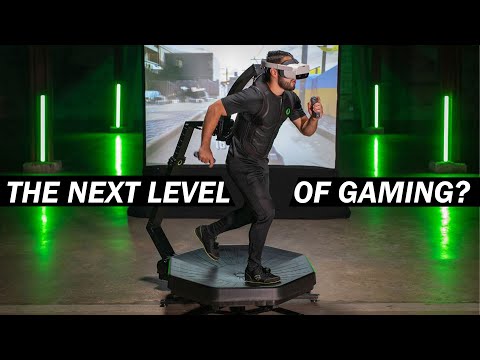 360-Degree Treadmill VR Gaming Rig