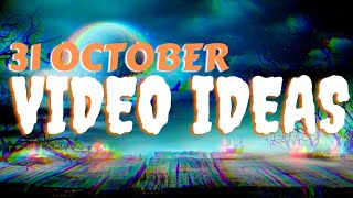 Vlogtober Video Ideas 2021 l Halloween YouTube Video Ideas For Small YouTube Channels