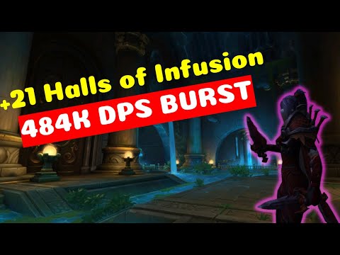484K DPS BURST | +21 Halls of Infusion | Subtlety Rogue