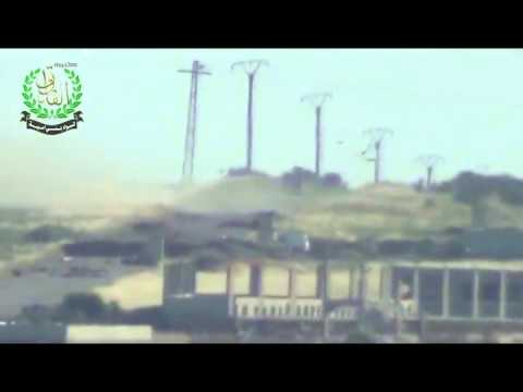 استهداف رشاش 23 تابعة لقوات النظام على طريق تل جموع من قبل لواء بني أمية في ريف درعا