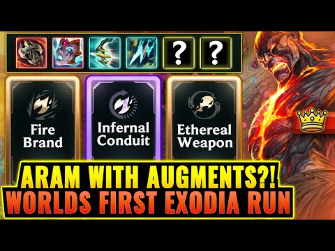 World First: Perfect 4 Augment Exodia Brand (0.001% Chance) in ARAM Mayhem | CRAZY New Mode