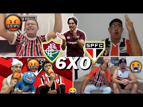 Reactions of São Paulo fans after being crushed by the crushing defeat - Fluminense 6-0 São Paulo...