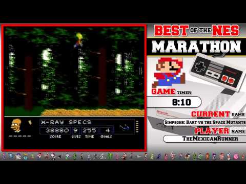 #BestOfNES Marathon! The Simpsons: Bart vs. the Space Mutants by The Mexican Runner!