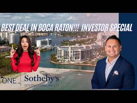 Investor alert- Best Real Estate Deal in Boca Raton!  Boca Golfview Condo in Downtown Boca Raton