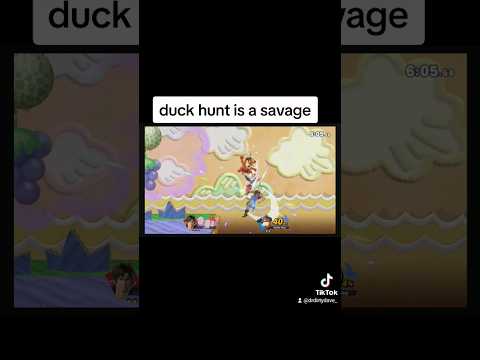 duck hunt is a savage #shorts #smash #smashbros #supersmashbros #smashultimate #videogames #games