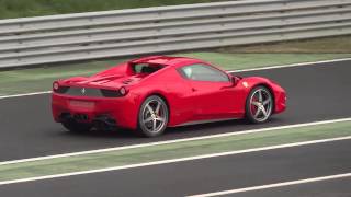 preview picture of video 'Club Ferrari au circuit de Nevers Magny-Cours - 06 Avril 2013'