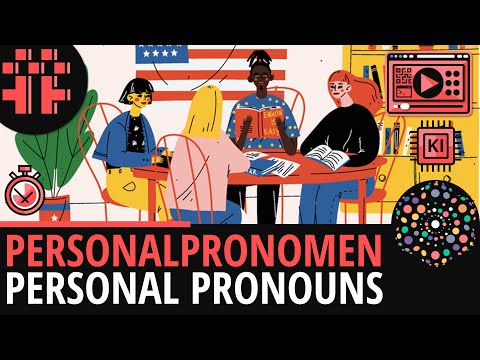 Personalpronomen Personal pronouns│Englisch Lernvideo│Learning Level Up [KI] [SHORTY]