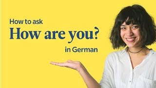 Learn German How To Ask And Respond To How Are You In German  German In 60 Seconds