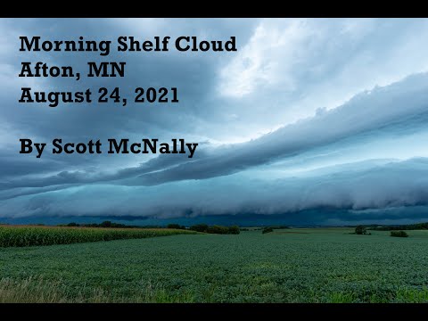 Epic Shelf Cloud Rolls Thru the Twin Cities