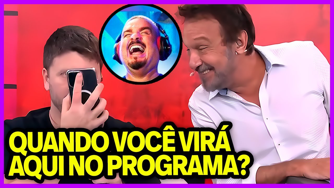 EMILIO LIGOU AO VIVO PARA O BOLA NO MEIO DO PROGRAMA E OLHA NO QUE DEU!