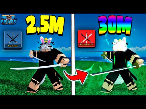 MINHA JORNADA PRA CHEGAR ATÉ 30 MILHÕES DE BOUNTY NO BLOX FRUITS - O FILME