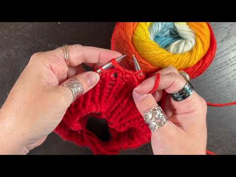 Knitting: Ranunculus Knit-a-Long assistance, part 6: German Short Rows (Sl-gsr)