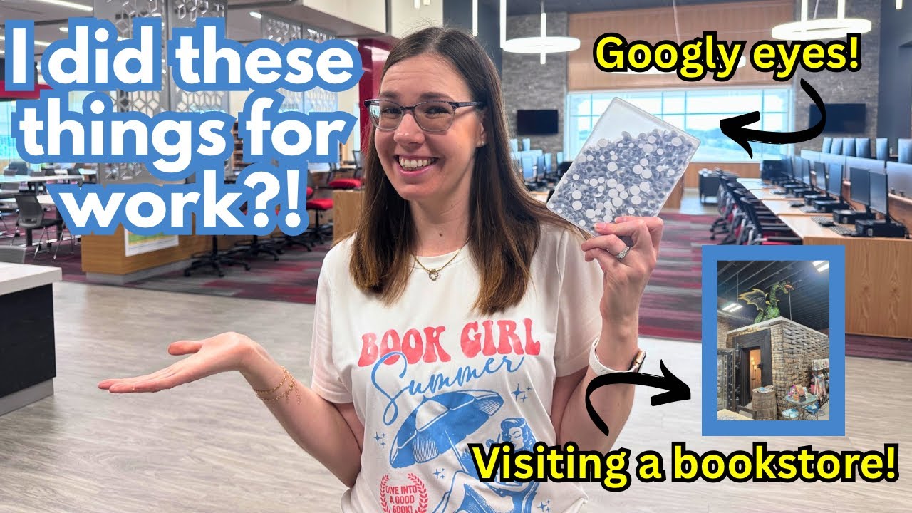 A Day in the Life of a High School Librarian When Students Aren’t Here!