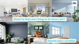 Should the Walls and Ceilings be the Same Color | Pros and Cons of the Same Ceiling and Wall Paint