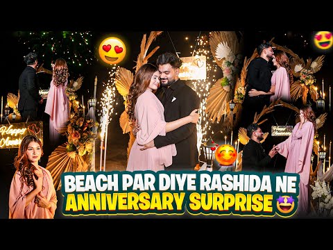 Beach Par Diye Rashida Ne Anniversary Surprise 🥹| Dinner Date Surprise 🥺| Fokats | Abresh & Zeeshan