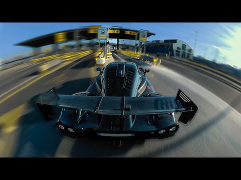 on the HIGHWAY with a LE MANS CAR - RADICAL RXC 500 TURBO