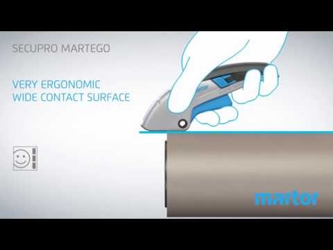 Safety knife MARTOR SECUPRO MARTEGO product video GB