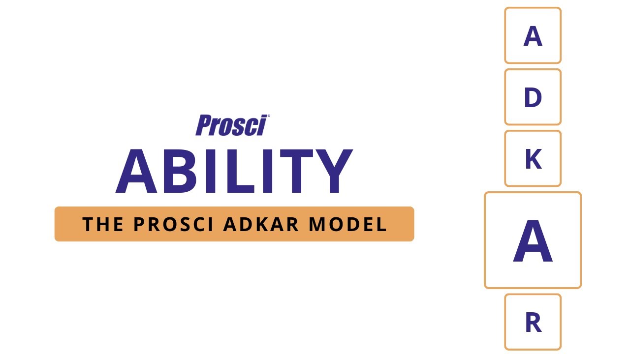 Ability - The Prosci ADKAR Model