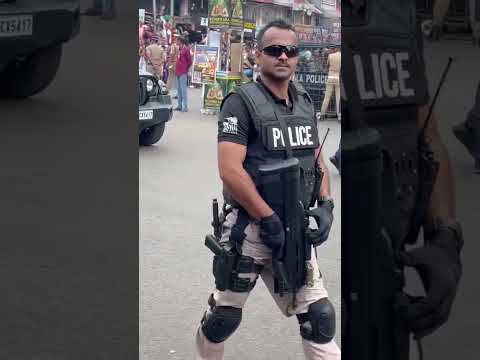 Narendra modi ji road show.kerala police and spg