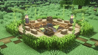 【マインクラフト】ちょっとおしゃれな釣り堀の作り方【Minecraft】How to Build a Fish pond【マイクラ建築】