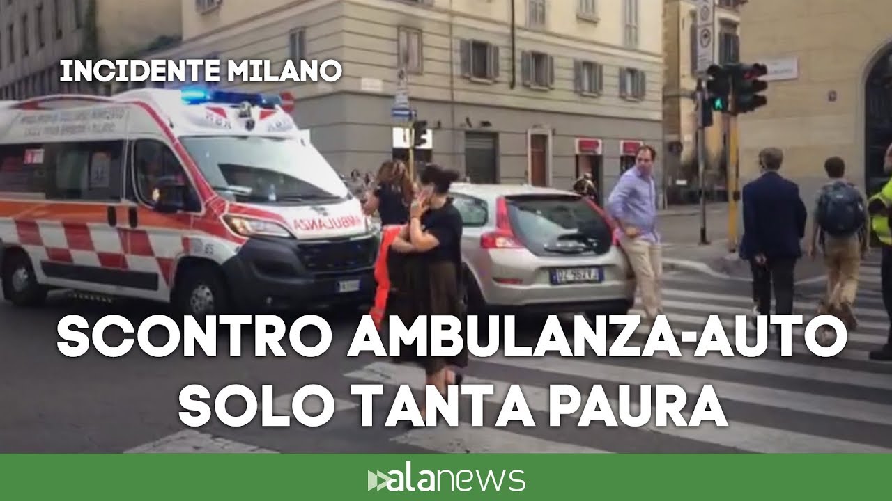 Watch Now Milano, scontro fra auto e ambulanza in via San Damiano Milano, scontro fra auto e ambulanza in via San Damiano