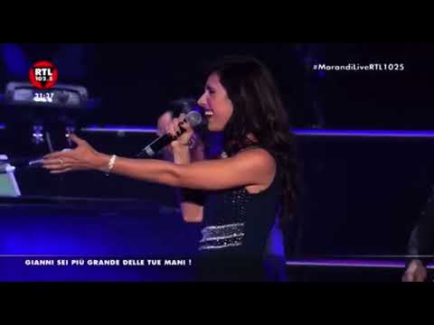 Gianni Morandi Lisa Manara concerto Arena di Verona