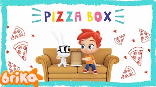 Fun & Easy Pizza Box Crafts for Kids 🍕 DIY Projects Using Recycled Materials | Briko Creative Ideas