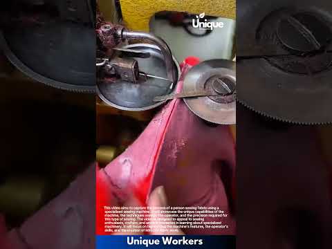 Thread Making Process: Machine Spins and Twists Fiber into Fine Thread