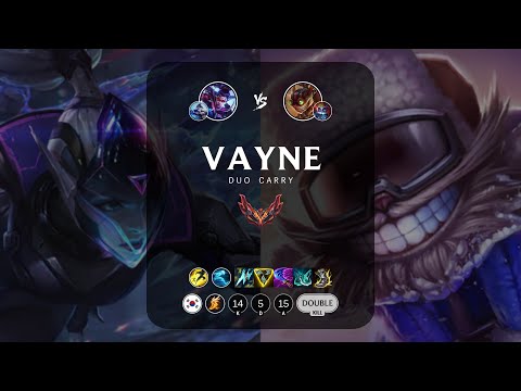 Vayne ADC vs Ziggs - KR Grandmaster Patch 13.13