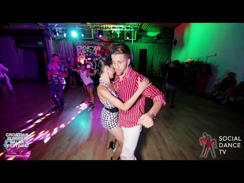 Antonio Berardi &  Elena Badzym - Salsa Social Dancing | Croatian Summer Salsa Festival 2019