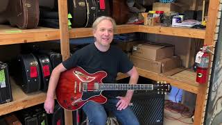 Video thumbnail for Eastman T386 Semi Hollowbody by Bizarre Guitar