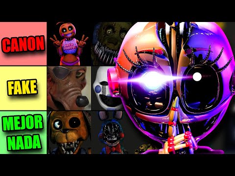 Los Personajes De FNAF Que JAMÁS Existieron | Tier List