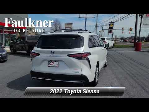 Certified 2022 Toyota Sienna Platinum, Harrisburg, PA NS050485