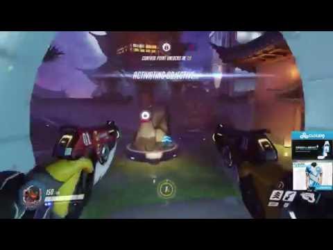 Overwatch C9 Surefour Playing Sick Tracer Game With 53 Elims On Lijang