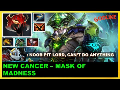 [Dota 2 Underlord (Pit Lord) Highlights] Into darkness | Crazy Damage with Mask of MADNESS Underlord