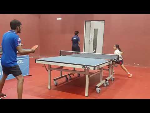 Akanksha's Table Tennis Skills (8 year old)