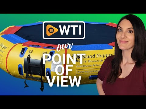 Island Hopper 13' Bounce N Splash Padded Water Bouncer - WTI product video review