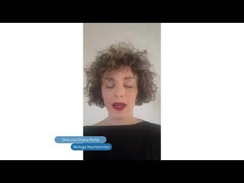 Video Testimonianza dott.ssa Chiara Porta - Biologa Nutrizionista