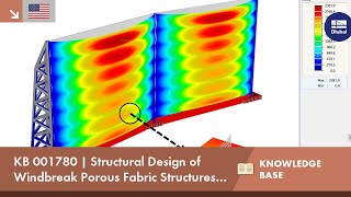 KB 001780 | Structural Design of Windbreak Porous Fabric Structures in RFEM & RWIND