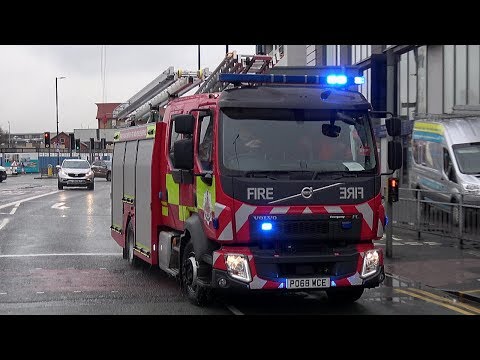 New Greater Manchester Fire & Rescue Service / Manchester Central NEW Pump Responding