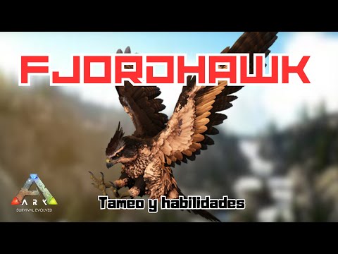 Cómo TAMEAR a Tu FJORDHAWK¿Vale la Pena?🤔-Ark Survival Evolved