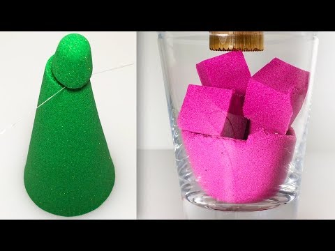 Very Satisfying Video Compilation 68 Kinetic Sand Cutting ASMR