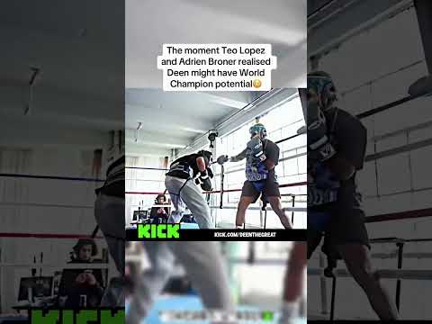 The Moment AB Realized Deen Is A Future Champ… 💪🏾🥊