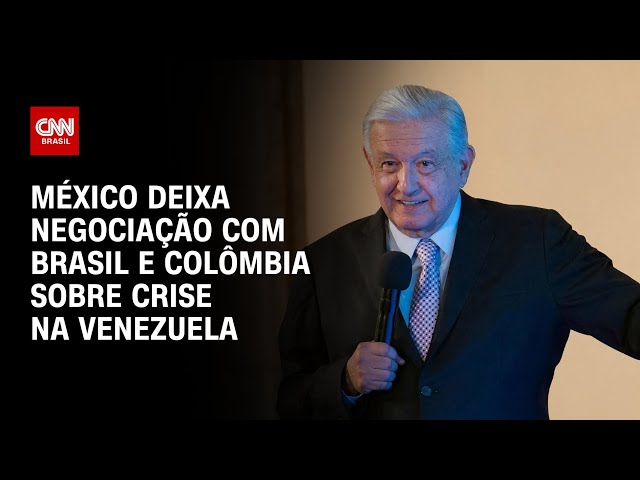 México deixa negociação com Brasil e Colômbia sobre crise na Venezuela | CNN Prime Time