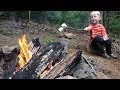 How To Build A Fire Best Fire Starter Fire Safety A One Match Campfire In The Rain