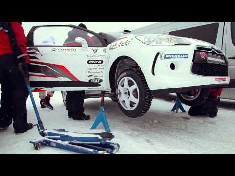 Citroen DS3 R3T in Arctic tests at Lapland - Official