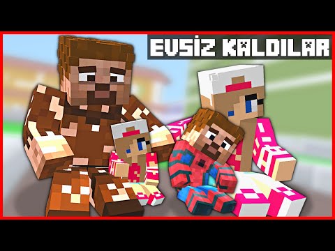 FAKİR VE AİLESİ EVSİZ KALDI! 😲 - Minecraft
